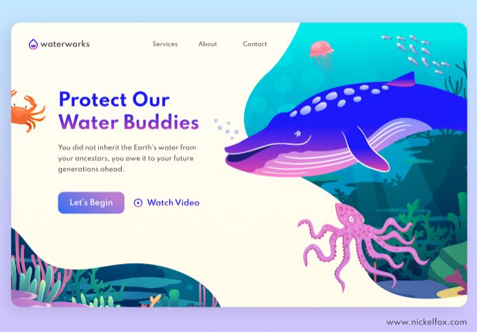 World Water Day Landing Page